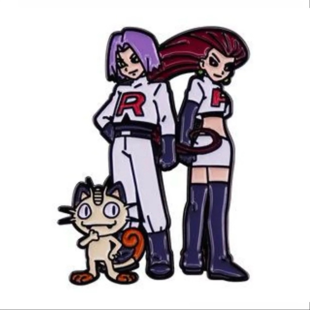 Pokemon Team Rocket Enamel Pin